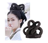 Donne Chignon Panino Elegante Retro Copricapo Sintetico Cinese Antica Parrucca Hanfu Copricapo Capelli Antiche Donne Cinesi Cosplay Parrucche Accessori Capelli Panino (Colore : VM24)