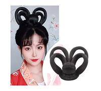 Donne Chignon Sintetico Cinese Antica Parrucca Hanfu Copricapo Chignon Elegante Retro Copricapo Antiche Donne Cinesi Cosplay Parrucche Accessori Capelli Panino (Colore : VM38)