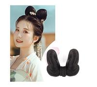 Donne Chignon Sintetico Cinese Antica Parrucca Hanfu Copricapo Chignon Elegante Retro Copricapo Antiche Donne Cinesi Cosplay Parrucche Accessori Chignon (Colore : VM17)