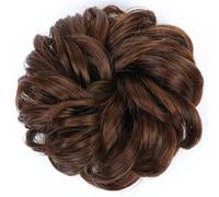 Donne Ciambella Riccia Chignon Updo Capelli Sintetici Capelli Chignon Elastico Disordinato Scrunchies Wrap Per Coda di Cavallo Estensioni Per Le Donne 3