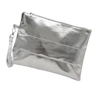 Donne Classical Shinning Giacchettatore Metallic Borsa Busta Pura Clutine Con Cerniera PU PUNSO PUNSO PER LA SHACCHI