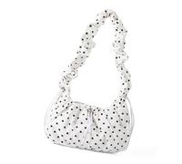 Donne Cloud Borsa Stili Coreani Crossbody Cross Colora Spalla Semplice Ascella Polkas Dot Messengers Pieghettato Per Le Donne Quotidiane Simple Crossbody Styles Korean Styles Spalla Polkas Dot Cloud