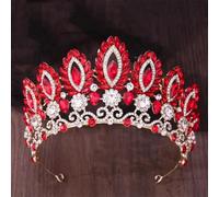 Donne Corona Grande Diadema Nuziale Tiaras Corone Copricapo Per La Festa di Nozze Vestito Dei Capelli Dei Monili Accessori