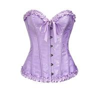 Donne Corsetto Push Up Bustier Top Vintage Gotico Elegante Corsetti per La Vita Shapewear Gioco Pirata
