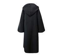 Donne Costumi di Halloween Grim Giacca Moda Lungo Cappuccio A Tracolla Coppie Giacche Del Mantello Speciale per Le Donne, Nero , XXL