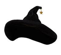 Donne Curvo Cono Strega Cappello Da Strega Costume Accessorio Donne Per Il Pizzo Affinato Strega Per Halloween Costumi Di Natale Festa Halloween