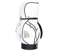 Donne Da Viaggio Da Golf Da Viaggio | Organizzatore Di Zaino Da Golfs Leggero Da 40 Cm Indossabile | Borsa Da Lf All'aperto Alla Moda Con Cerniere E Compartimenti Di PU - Ideale Per Accessori Da Golf