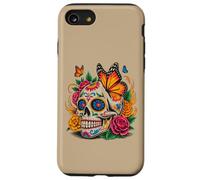 Donne De Los Muertos Giorno dei Morti Sugar Skull Halloween Custodia per iPhone SE (2020) / 7/8
