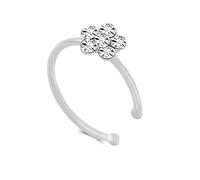 Donne degli Uomini di Cristallo Finto Naso Piercing Monili per Il Corpo e Piercing Floreale Naso del Cerchio Narice Anello al Naso Piccolo Fiore Cartilagine Trago Anello Handy And Professional
