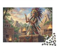 Donne della Civiltà Maya Puzzle 1000 Pezzi,dai 14 Anni,Sfida Impossibile,Idea Regalo,Adulti E Ragazzi,Decorazione Casa,Cartone Di Qualità,Gioco Educativo,Antistress 38x26cm