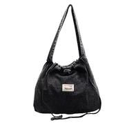 Donne Di Grande Capacità Con Una Tracolla Confortevole Pratiche Borse Compratore Per Trasporto Facile Ogni Occasione Leggero Aambraccio, marrone scuro