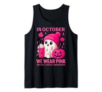 Donne di Halloween per Il Cancro al Seno in Ottobre Indossiamo Rosa Canotta