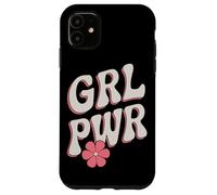 Donne di Potere GRL PWR Motivazione Forza Femminista Girl Custodia per iPhone 11