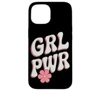 Donne di Potere GRL PWR Motivazione Forza Femminista Girl Custodia per iPhone 15