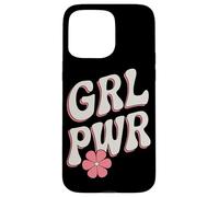 Donne di Potere GRL PWR Motivazione Forza Femminista Girl Custodia per iPhone 15 Pro Max