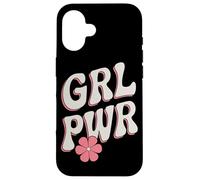 Donne di Potere GRL PWR Motivazione Forza Femminista Girl Custodia per iPhone 16