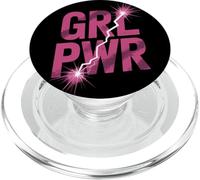 Donne di Potere GRL PWR Motivazione Forza Femminista Girl PopSockets PopGrip per MagSafe