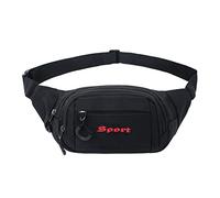 Donne E Uomini Borsa A Tracolla Moda Tinta Unita Nuovo Modello Pratico Leggero Cerniera Zainetto Borse a Spalla per le Donne, Nero , Taglia unica