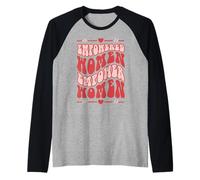 Donne emancipate Dare Potere alle Donne Maglia con Maniche Raglan