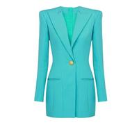 Donne Europa e Stati Uniti High-End Suit Fashion Classic Suit, blu cielo, L