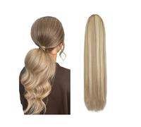 Donne Extension for coda di cavallo con coulisse lunga 16-26 pollici #P18/613 con messa in evidenza for capelli umani Uso quotidiano(16inches)