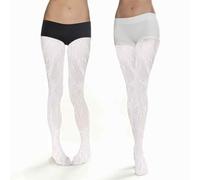 Donne Fiore Vite Calze a rete, Pizzo Scava Fuori Collant A Fantasia, Sexy Hollow Out Collant, Sheer, Ultra Thin Panty, Calze Calze Sottili Stile Interno Cappuccio Calze (Bianco), bianco, Taglia unica