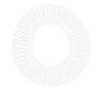 Donne Full Circle Stretch Diamond Pettine Denti Fascia per capelli Fascia per capelli Clip Lavaggio del viso Accessori per capelli fissi-come pic