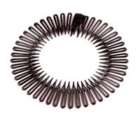 Donne Full Circle Stretch Diamond Pettine Denti Fascia per capelli Fascia per capelli Clip Lavaggio del viso Accessori per capelli fissi-come pic