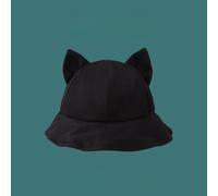 Donne Gatto Orecchio Bush Cappello Sole Largo Falda Carino Outdoor Casual Estivo
