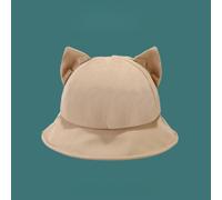Donne Gatto Orecchio Bush Cappello Sole Largo Falda Carino Outdoor Casual Estivo