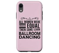 DONNE IMPARARE BALLROOM DANCING Danzatrice Foxtrot Valzer Tango Custodia per iPhone XR