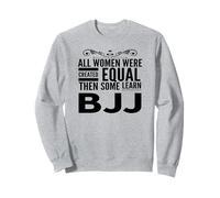 DONNE IMPARARE BJJ Brazilian Jiu Jitsu Arte Marziale Ragazza Combattente Felpa