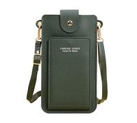 Donne In Pelle Artificiale Tinta Unita Hasp Operazione Trasparente Ccreen Borsa Del Telefono Borsa A Tracolla Borsa Messenger Bag Donne Valigetta, C, Etichettalia unica