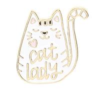 Donne Inglese Lettera Cane Mamma Gatto Signora Distintivo Spilla Pin Abbigliamento Gioielli Elegante e Popolare Convenient Handled