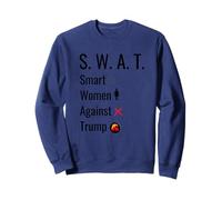 Donne Intelligenti SWAT politiche Divertenti Contro Le Elezioni di Trump Felpa