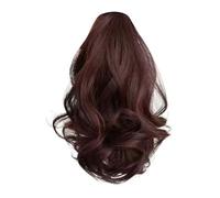 Donne Lunga Coda Di Cavallo Clip Estensione Dei Capelli Con Grande Curvo Perfetto Capelli Sintetici Per Il Trucco Veloce Per Matrimonio