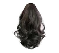 Donne Lunga Coda Di Cavallo Clip Estensione Dei Capelli Con Grande Curvo Perfetto Capelli Sintetici Per Il Trucco Veloce Per Matrimonio