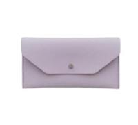 Donne Lungo Busta Portafogli In Pelle Soldi Pochette Multifunzionale Femminile Borsa Vacanza Borse per Le Donne Portamonete, Viola, 2PCS