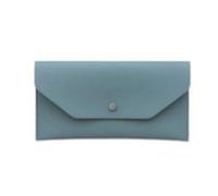 Donne Lungo Busta Portafogli In Pelle Soldi Pochette Multifunzionale Femminile Borsa Vacanza Borse per Le Donne Portamonete, Blu, 1PC