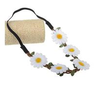 Donne Matrimonio Fascia floreale Fascino Fiore Tiara Festa Brid Ghirlanda Principessa Corona Ragazze Corona Copricapo Accessori per capelli-Margherita
