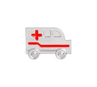 Donne Moda Ambulanza Spilla Pin Badge Cappotto Abbigliamento Decor Gioielli Regalo Argento Elegante e Popolare Durable Design