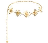 Donne Multi-strato Nappa Ciondolo Sole Cintura In Vita Bikini Hollow Out Catena In Vita Gioielli Metallo Lunga Pancia Catena Cintura Rave Partito Accessori Corpo Gioielli per Vestito, Metallo, lega.