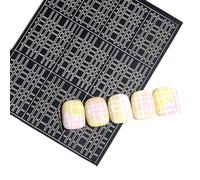 Donne Nail Wrap Adesivi Strisce Arte Decorazione Leopardo Stampa 3D Adesivi Donna Manicure Arte Toppe Full Polacco Adesivi