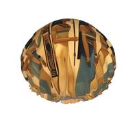 donne nell'antico Egitto Stampa Cuffia da a lavabile e riutilizzabile/Cuffia per capelli con fodera/elastico Adatto a tutte le lunghezze dei capelli