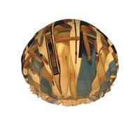 Donne nell'antico Egitto Stampa Cuffie da a riutilizzabili per donne, cuffia DoubleHair, cuffia per capelli per adulti per tutti i capelli