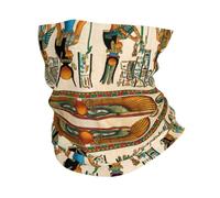 Donne Nell'antico Egitto Stampa Maschera Copertura Freddo Sciarpa Ghetta Sciarpa Sciarpa Antivento Inverno Scaldacollo per Uomo e Donna