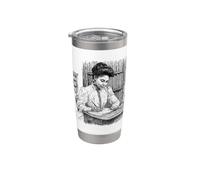Donne nere che leggono libri Bibliotecario Biblioteca afroamericana Bicchiere termico in acciaio inox doppia parete