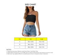 Donne Nero Senza Maniche Camicetta Stretch in Pizzo a Spalle Scoperte S-L