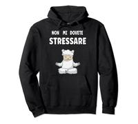 Donne Non Mi Dovete Stressare Lama per Mama Frase Divertente Felpa con Cappuccio