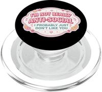 Donne, non sono antisociale, probabilmente non mi piacete, divertente PopSockets PopGrip per MagSafe